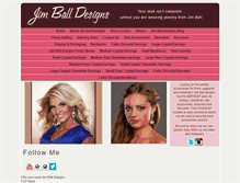 Tablet Screenshot of jimballdesigns.com